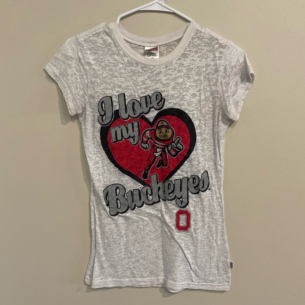 Soffe Red and White Short Sleeve Tees Casual Graphic Design